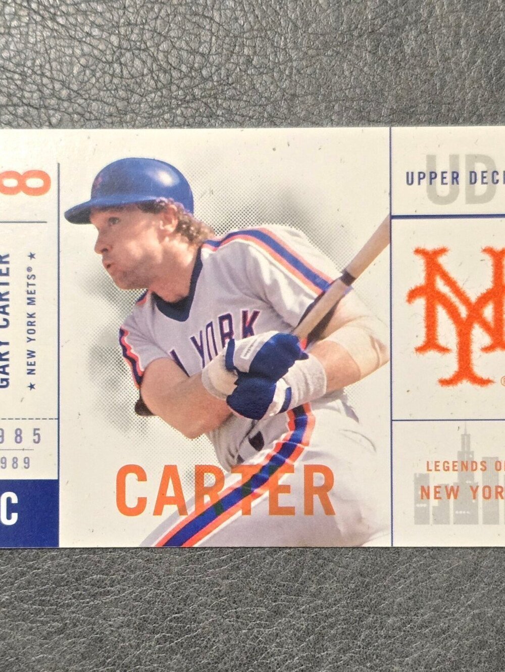 2001 Upper Deck Legends of New York #68 Gary Carter Baseball Card